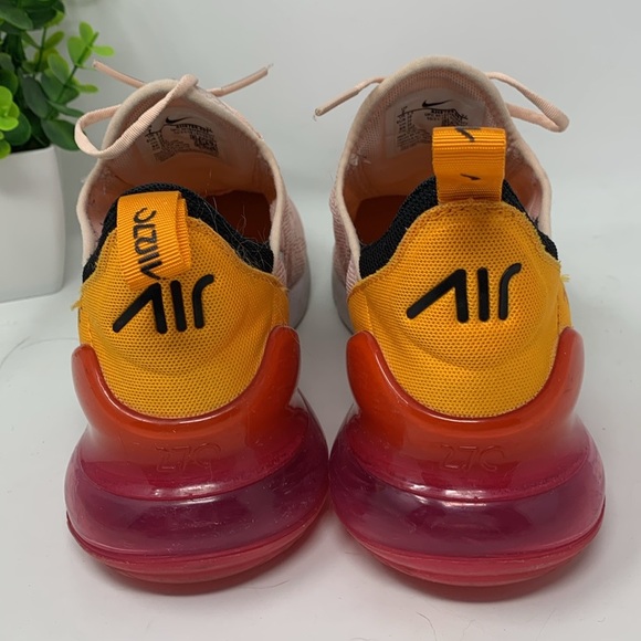 Nike Air Max 270 Women Sz 7 Washed Coral Pink Athletic Sneaker Shoe AH6789-603 - Picture 6 of 10